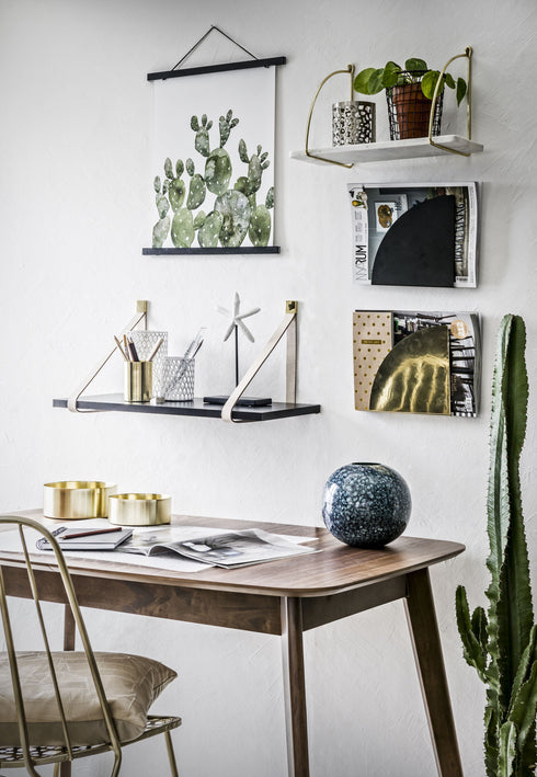 Archibald, Wall Hung Organizer, H20xW20xD3 cm, Gold